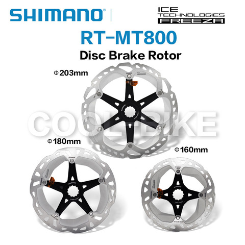 Shimano Deore XT RT MT800 RT-MT800 ice-tech Freeza disque verrouillage central disque Rotor vtt disque 160MM 180MM 203MM ► Photo 1/4