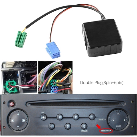 Adaptateur Bluetooth pour voiture, MINI Interface ISO 6 broches et 8 broches pour Renault modèles 2005 – 2011, hôte de CD stéréo ► Photo 1/6