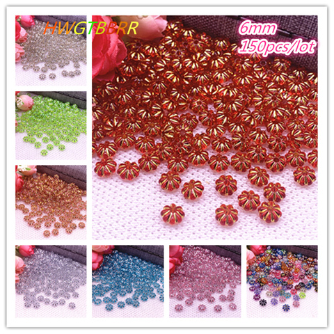 Perles de roue acryliques ovales 6x3mm, accessoires de bijouterie, bricolage de Bracelet et collier ► Photo 1/6