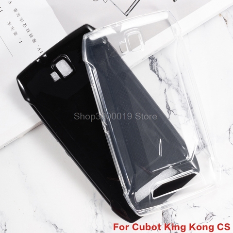 Coque de téléphone transparente pour Cubot King Kong CS coque en Silicone avec verre trempé pour protecteur d'écran Cubot King Kong ► Photo 1/6