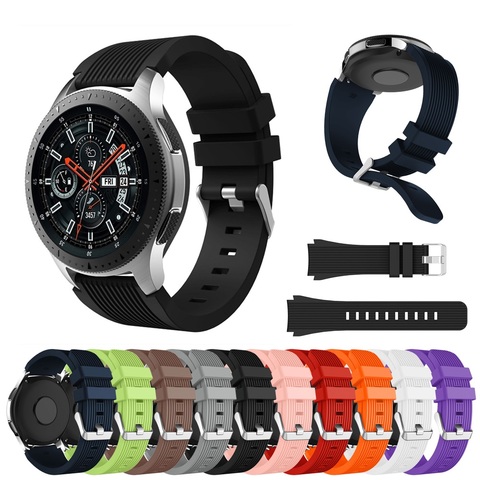 Bracelet en Silicone pour Samsung Galaxy Watch3 45mm bandes de montre intelligente pour montre galaxie 3 41mm accessoires de Bracelet de remplacement ► Photo 1/6