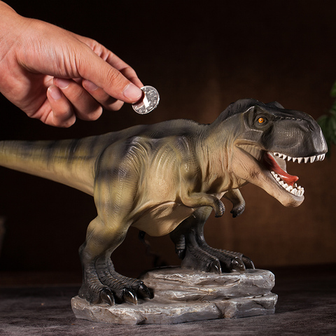 Créatif enfants tirelire mode personnalité dinosaure dessin animé tirelire pièce garçon tirelire cadeau de banque décoration de la maison ► Photo 1/5