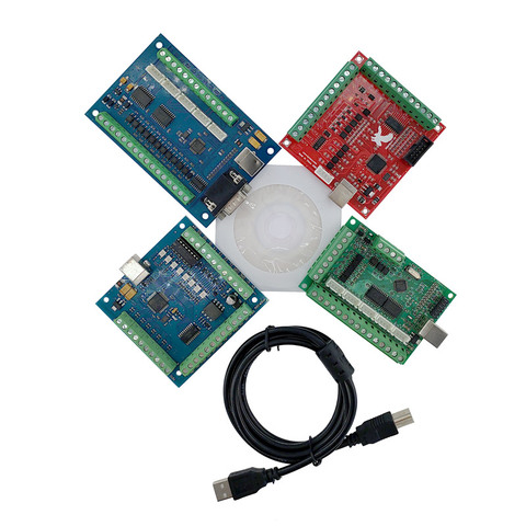 Carte de contrôle d'interface, CNC, USB MACH3, 100Khz, 4 axes et 5 axes, 1 pièce ► Photo 1/6