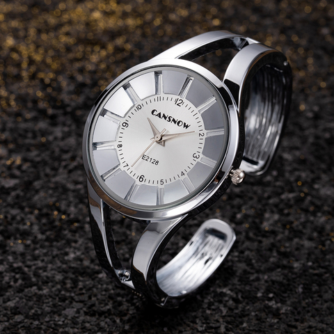 Montres à Quartz pour femmes, cadran en or, marque de luxe, cadran en or, pour robe ► Photo 1/6