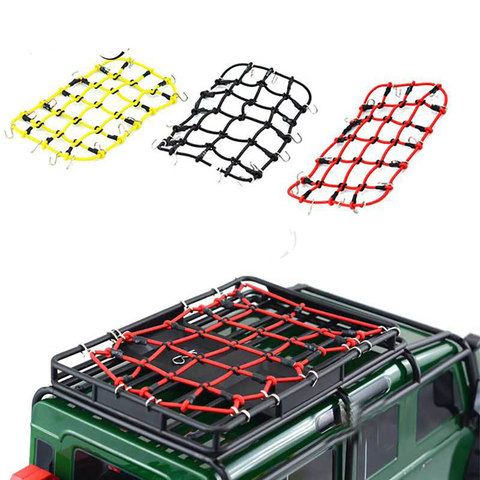 Filet à bagages élastiques pour voiture RC 1:10, accessoires pour axe SCX10 90046 Traxxas TRX-4 Tamiya CC01 RC4WD D90 D110, chenille à roche ► Photo 1/5