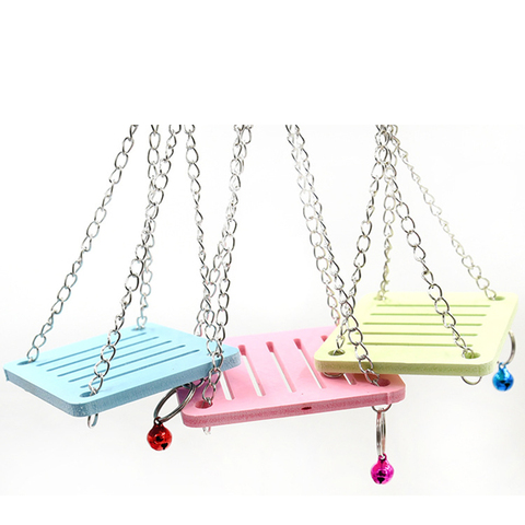 Mignon perroquet Hamster petit balançoire secouer Suspension jouet suspendu lit produits pour animaux de compagnie divertissement jouets d'exercice pour petit Animal ► Photo 1/6