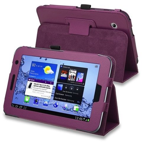 Étui à rabat magnétique en cuir PU pour tablette Samsung Galaxy Tab 2, 7.0 pouces, modèles GT-P3100 P3110 P3108 P6200 P6210 ► Photo 1/6