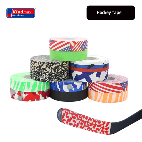 Kindmax Sports couleur bâton de Hockey bande Fitness rouleau Hockey ruban isolant ruban anti-dérapant accessoires ► Photo 1/6