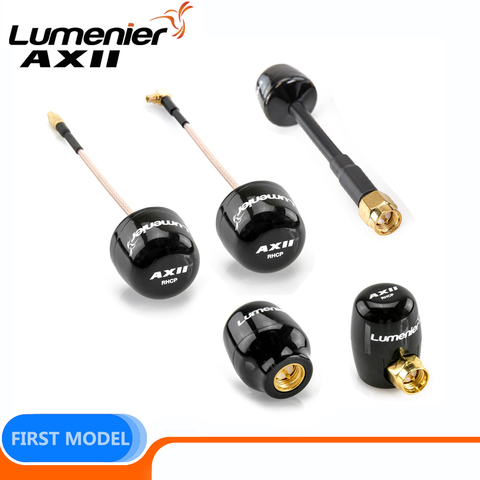 Lumenier-antenne FPV AXII 2 5.8GHz dbi à Gain MMCX/droite/U.FL/pile à Angle droit/longue portée SMA de Drone RC ► Photo 1/5