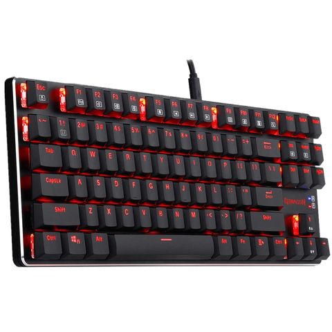 Redragon – clavier de jeu mécanique filaire/sans fil K590, Compact, profil bas, 87 touches, silencieux, Ultra-fin, pour ordinateur PC gamer ► Photo 1/6