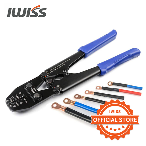 IWISS – cosse de batterie IWS-5100A et connecteurs à canon ouvert, outils de sertissage, fonctionne avec fil AWG 16-4 ► Photo 1/6