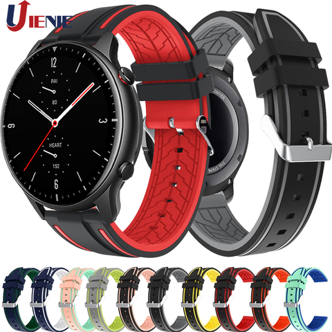 Bracelet de rechange en Silicone pour Xiaomi Huami Amazfit gtr2 2e/47mm, bracelet de montre, mode Sport, 22mm ► Photo 1/6