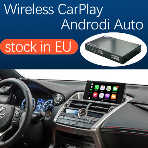 Fonctions de lecture de voiture sans fil Apple CarPlay Android Auto, avec mirrorlink, pour Lexus NX RX IS ES GS RC CT LS LX LC UX GX 2014 – 2022 ► Photo 1/4