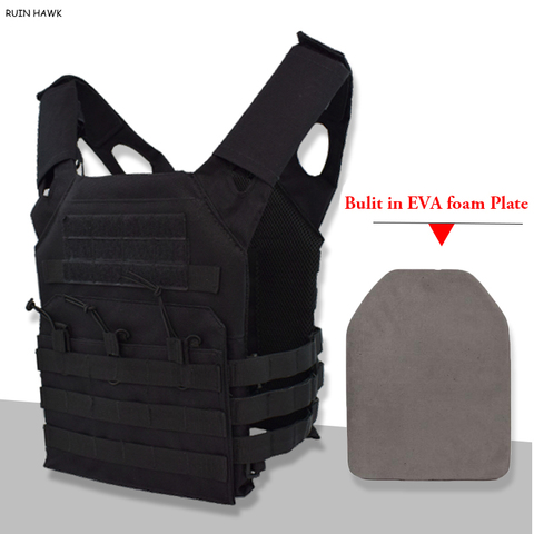 Gilet tactique JPC Version simplifiée plaque de protection militaire transporteur plaque gilet munitions chargeur armure corporelle ► Photo 1/6