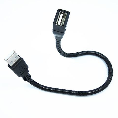 Câble d'extension USB Flexible en métal, mâle à femelle, cordon d'alimentation pour données 35cm ► Photo 1/4