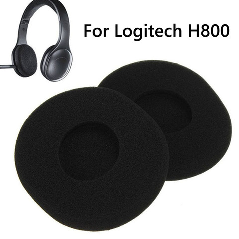 1 paire oreillettes oreillettes éponge mousse souple coussin de remplacement pour Logitech H800 casque sans fil ► Photo 1/6