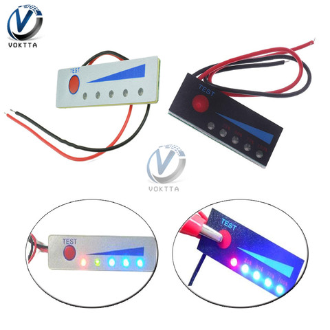 Indicateur de niveau de batterie au plomb 12V, testeur d'écran LCD 1S 2S 3S 4s 5s 6S 7S 18650, indicateur de capacité de batterie au Lithium Li-ion ► Photo 1/6