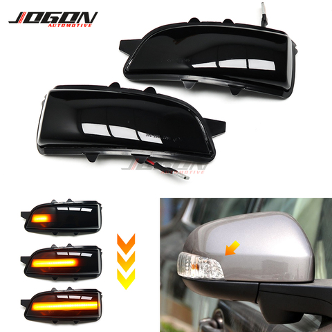 Clignotant dynamique LED rétroviseur latéral clignotant séquentiel indicateur lampe pour Volvo S80 2007-2013 ► Photo 1/6