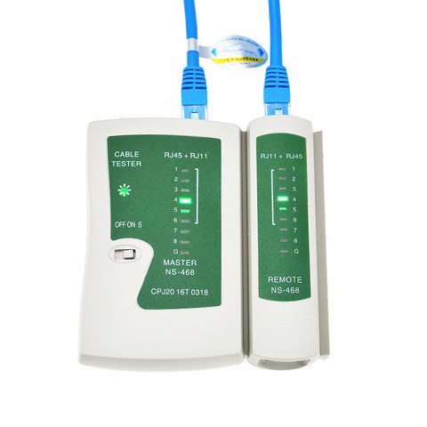 Testeur de câble réseau professionnel RJ45 RJ11 RJ12 CAT5 UTP LAN, 1 pièce, détecteur de câble en plastique, outils de Test à distance, Kit d'outils de réseau ► Photo 1/6