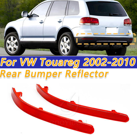 COOYIDOM – réflecteurs de pare-chocs arrière pour VW Touareg 2002 – 2010, 1 paire, lampe de freinage 7L6945106A 7L6945105A ► Photo 1/6