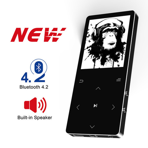 Lecteur MP3 avec haut-parleur Bluetooth baladeur Portable Hifi avec enregistrement Radio Fm haut-parleur intégré touche tactile 1.8 pouces écran Tft ► Photo 1/6