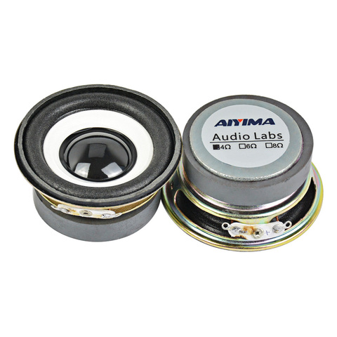 AIYIMA – haut-parleurs portables à gamme complète, 2 pièces, 2 pouces, 4ohm, 3W, colonne Audio, pour Home cinéma ► Photo 1/6