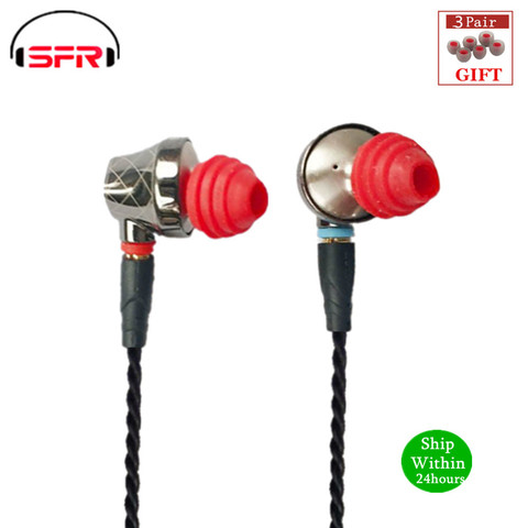 SENFER DT6 1DD + 1BA hybride dans l'oreille écouteur HIFI DJ en cours d'exécution sport écouteurs écouteurs détachable MMCX câble V30 A10 DT8 T2 V80 C10 T3 ► Photo 1/6