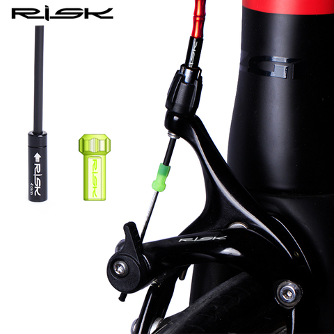 RISK – câble de changement de vitesse universel pour vélo, 4mm/5mm, capuchon d'extrémité de nez d'huile, prise de cathéter de lubrifiant anti-poussière ► Photo 1/6