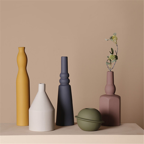 Vase Morandi géométrique irrégulier, décoration pour la maison, modèle De meuble TV, cadeau De décoration ► Photo 1/6