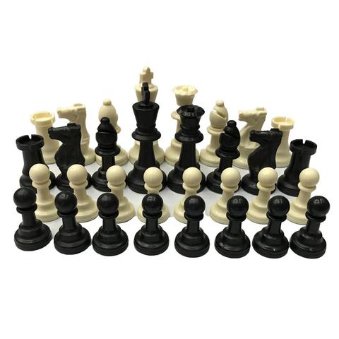Jeu d'échecs en bois 7.7cm roi 32 pièces d'échecs chiffres pions adultes enfants tournoi jeu jouet loisirs jeu d'échecs plusieurs Types ► Photo 1/1