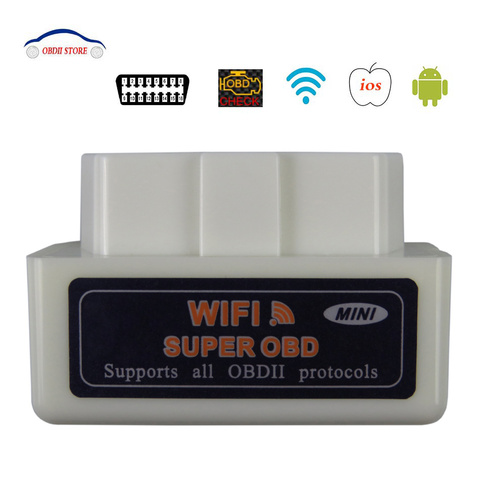 Scanner automatique iOS de Diagnostic d'elm 327 V1.5 OBD2 de Wifi du Scanner ELM327 OBDII pour la voiture ELM-327 V 1.5 outils diagnostiques du lecteur OBD 2 de Code ► Photo 1/6