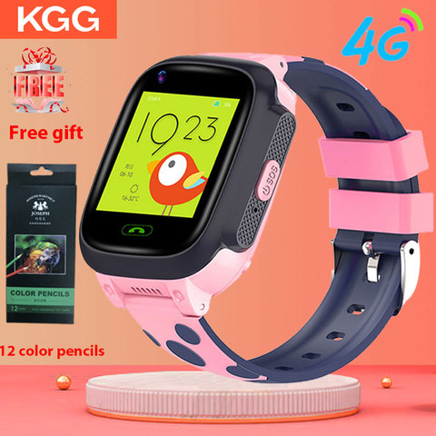 4G enfants montre intelligente IP67 étanche Smartwatch GPS Wifi Tracker caméra appel vidéo pour bébé Y95 PK A36E ► Photo 1/6