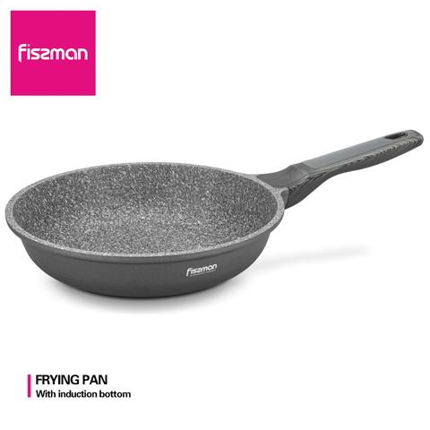 FISSMAN Poêle À Frire avec Revêtement Greblon C3 Granit Revêtement antiadhésif En Aluminium À Fond À Induction Cuisinière ► Photo 1/6