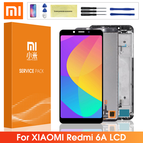 5.45 Original LCD pour Xiaomi Redmi 6 LCD remplacement de l'écran d'affichage pour Redmi 6A LCD assemblée avec cadre ► Photo 1/6