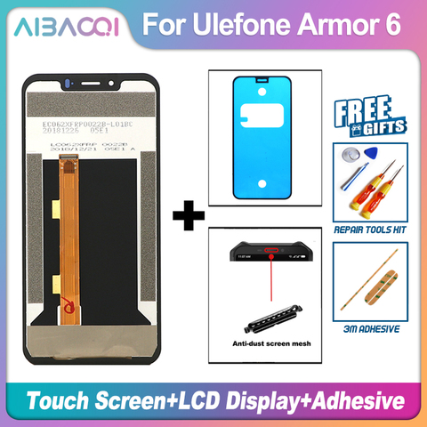 Nouveau Original 6.2 pouces écran tactile + 2246x1080 LCD écran assemblée remplacement pour Ulefone Armor 6/Armor 6E/6S Android 8.1 téléphone ► Photo 1/4