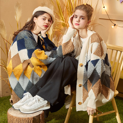 ITOOLIN – Cardigan tricoté pour Femme, chandail décontracté à boutons, ample, manteau, vêtements chauds, nouvelle collection automne hiver 2022 ► Photo 1/6