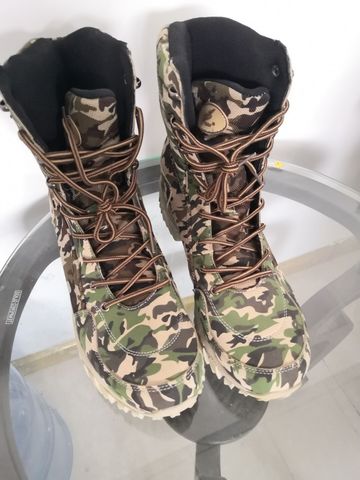 Randonnée en plein air escalade botte armée Fan hommes Camouflage Combat militaire chaussure hauts désert bottes tactiques antidérapant résistant à l'usure ► Photo 1/1