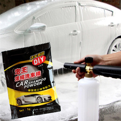 20 pièces de lavage de voiture en poudre de nettoyage de voiture shampooing outils de nettoyage multifonctions ► Photo 1/6