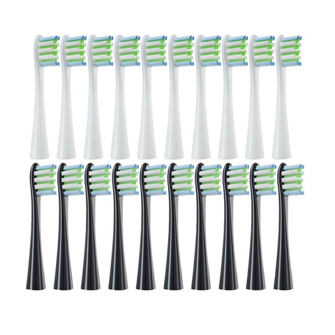 Têtes de brosse de rechange pour Oclean X/ X PRO/ Z1/ F1/ One/ Air 2 /SE brosse à dents électrique Sonic buses à poils souples DuPont 10 pièces ► Photo 1/6