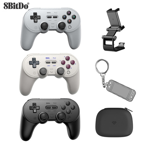 8bitdo Pro 2 Bluetooth Manette de jeu pour Interrupteur PC macOS Android Vapeur Pour Raspberry Pi Pour Nintendo Switch Jeu Contrôle ► Photo 1/6