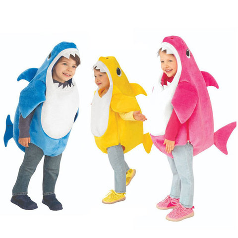 Nouveauté unisexe enfant en bas âge famille requin enfants Halloween 3 couleurs Cosplay Costumes ► Photo 1/6