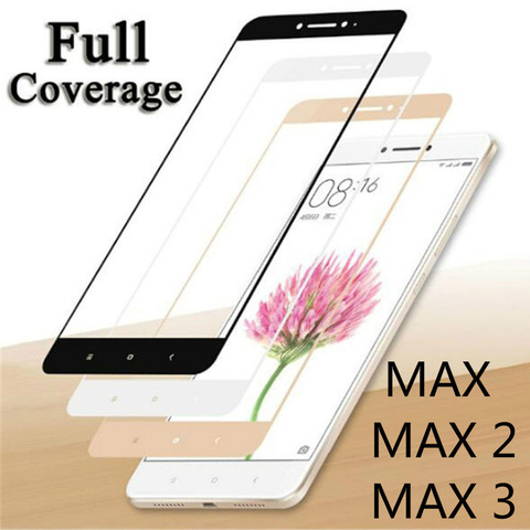 Protecteur d'écran 9H, Film de protection complet en verre trempé pour Xiaomi MAX 2 MAX 3 Explorer ► Photo 1/6
