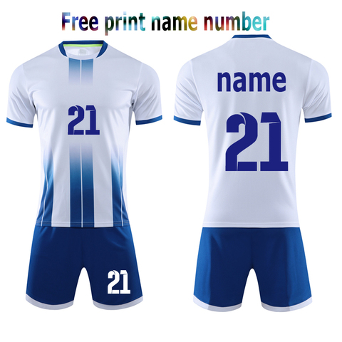 Personnalisé Football Jjersey ensemble hommes Football uniforme, maillots de Football Futbol enfant Football ensemble costume 2022 nouveaux hommes survêtement 3XS-3XL ► Photo 1/6