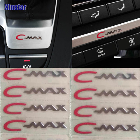 5pc 10 pièces en acier inoxydable voiture rétroviseur autocollant pour Ford Cmax C-MAX ► Photo 1/6