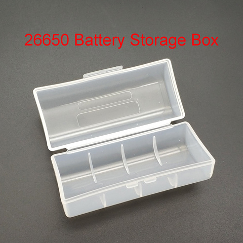 Support de boîtier en plastique Transparent 26650, boîte de rangement de batterie 26650 pour batterie Rechargeable 1X26650 ► Photo 1/4