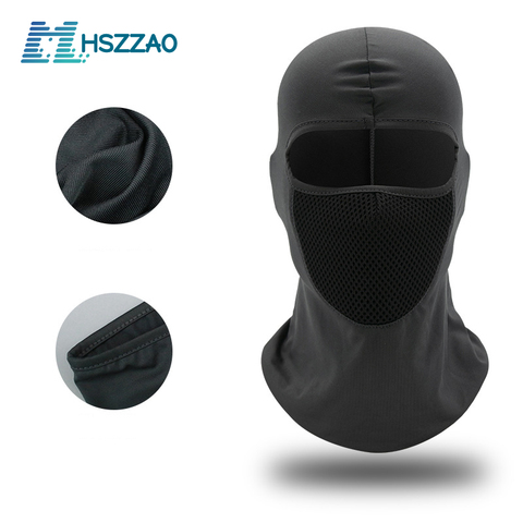 Moto protection solaire et anti-poussière casque équitation chapeau capuche coupe-vent en plein air tactique chaperon masque masque poussière masque ► Photo 1/6