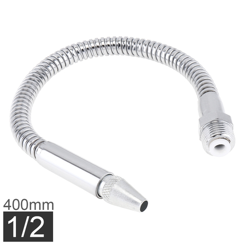 Tube de refroidissement à eau et huile en métal Flexible avec buse à tête ronde pour Machine/fraisage/tour CNC, 1/2 pouces/3/8 pouces/1/4 pouces, 400mm ► Photo 1/6