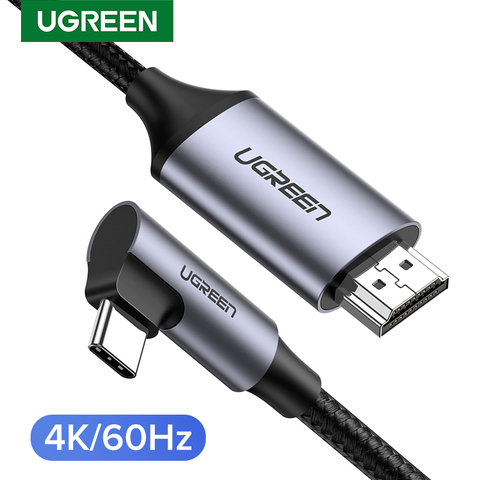 Ugreen USB C vers HDMI câble Type C HDMI Thunderbolt 3 convertisseur pour MacBook iPad Pro 2022 USB-C adaptateur HDMI USB type-c HDMI ► Photo 1/6