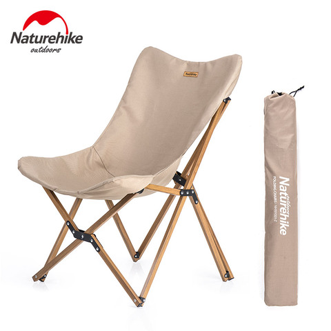 Naturehike – chaise à dossier pliable Portable, ultralégère, siège de pique-nique, de pêche, de Camping, d'extérieur ► Photo 1/6