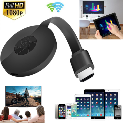 Dongle d'affichage WiFi sans fil 1080P, adaptateur vidéo pour télévision, miroir d'écran compatible HDMI, pour iPhone 12 iOS Android ► Photo 1/6